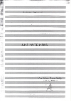 Partitura Ama maite Maria (1989)
